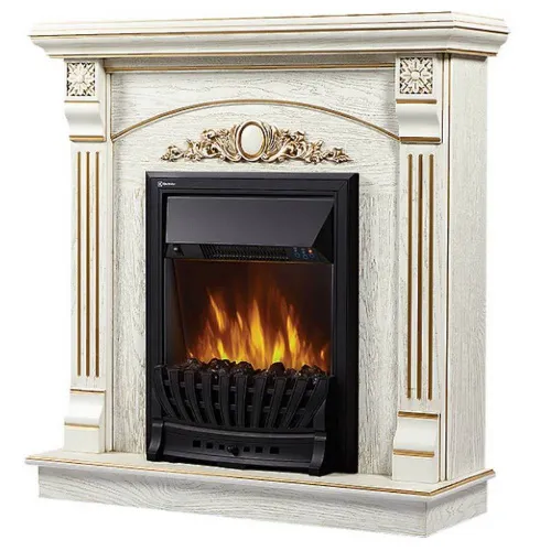 Портал Electrolux Barocco Classic (под очаг EFP/P 1020LS) белый дуб с золотой патиной