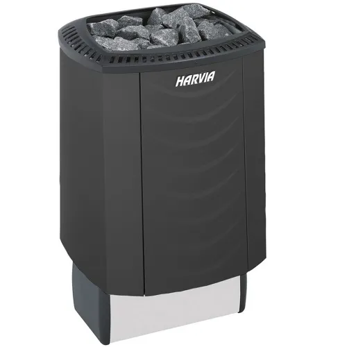 Печь электрическая HARVIA  SteelTop M60 Black без пульта