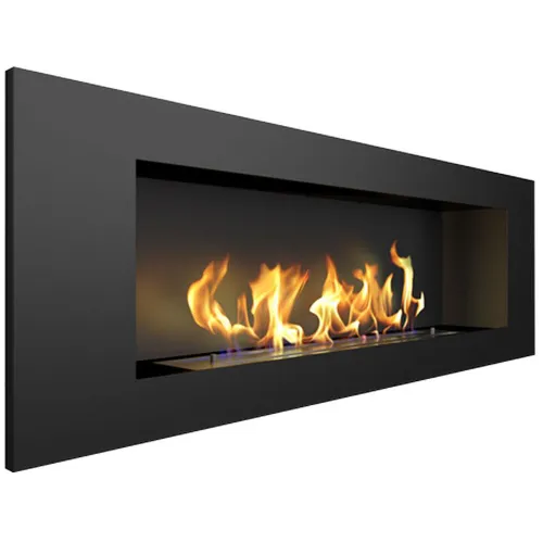 Биокамин ZeFire Elliot 1200 Long, чёрный со стемалитом
