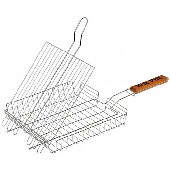 Решетка гриль HOT POT универсальная глубокая (50 (+5)x25x25x4 см) 