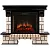 Электрокамин RealFlame Stone Brick 26 AO (с очагом Epsilon 26) античный дуб